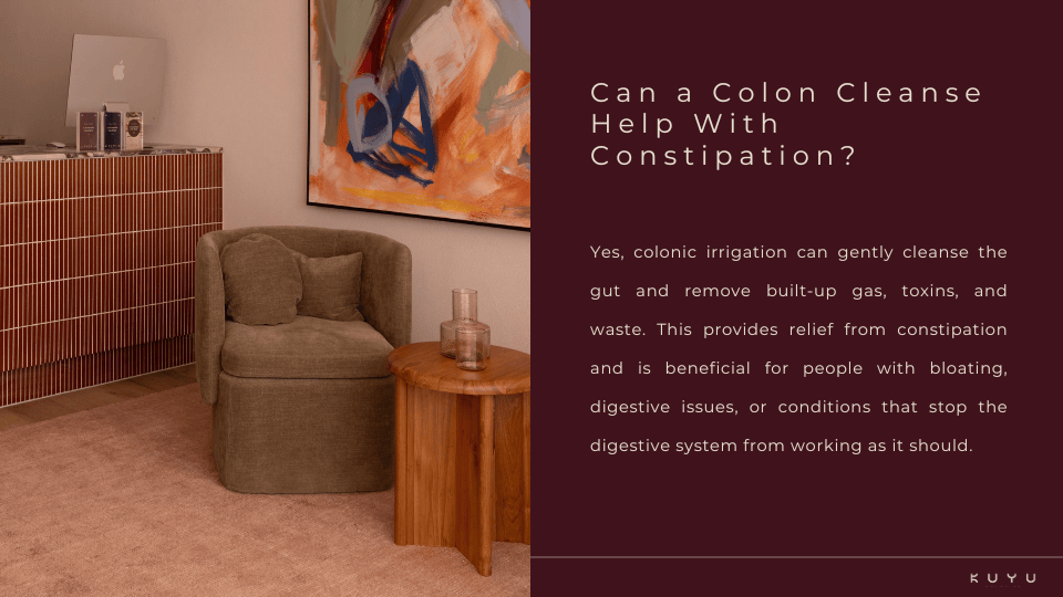 Can a colon cleanse help with constipation?